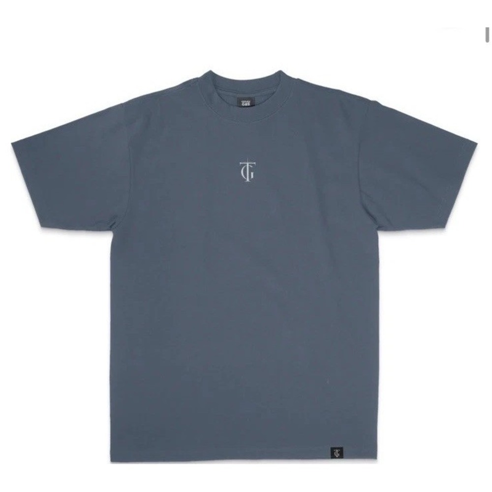 Thank God Crest Embroidered Oversized Tee Size Medium